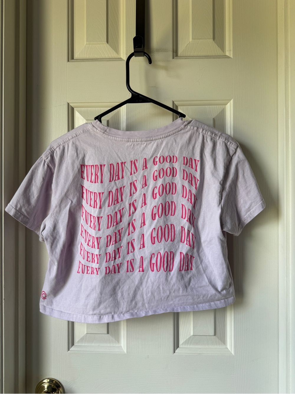 Complaint Department Pink Graphic Crop Tee